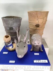 Haniwa figures