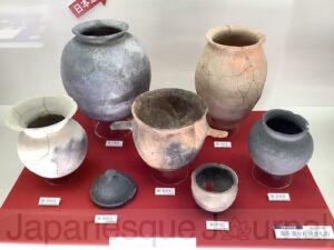 Numerous pottery from various regions in the Korean Peninsula.